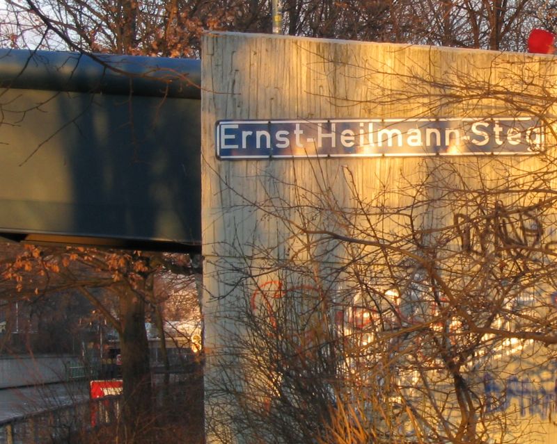 Ernst-Seilmann-Steg am 4.1.2004