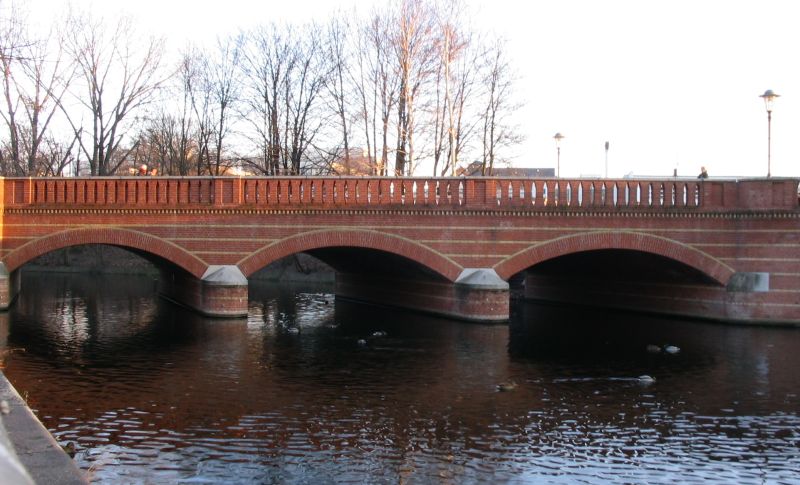 Treptower Brücke am 4.1.2004