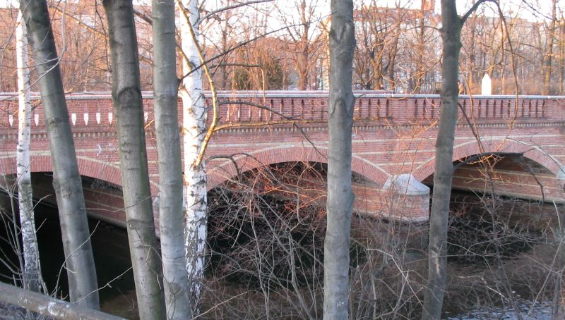 Treptower Brücke am 4.1.2004